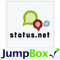 Logo for JumpBox for the StatusNet Microblogging System